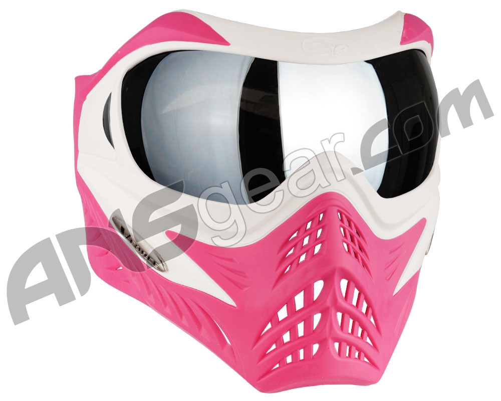 V-Force Grill Paintball Mask - SE Pink Warrior w/ Mercury HDR Lens