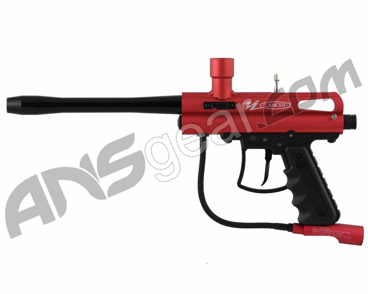 Viewloader Lancer Semi-Auto Paintball Gun - Red - ANSgear.com