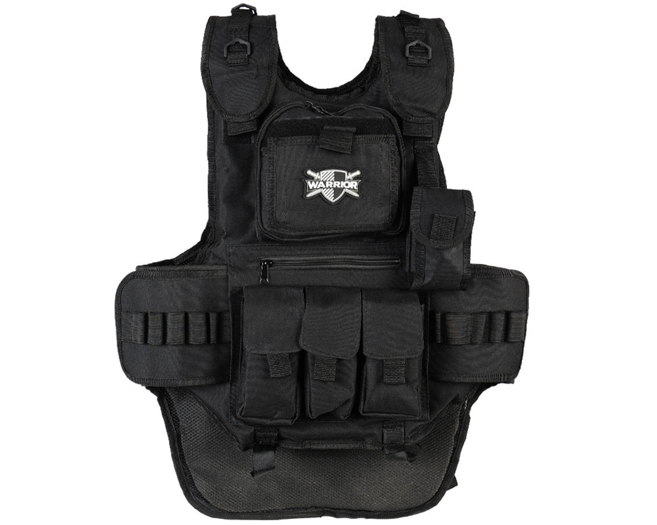 Warrior Paintball Tactical Vest - Black