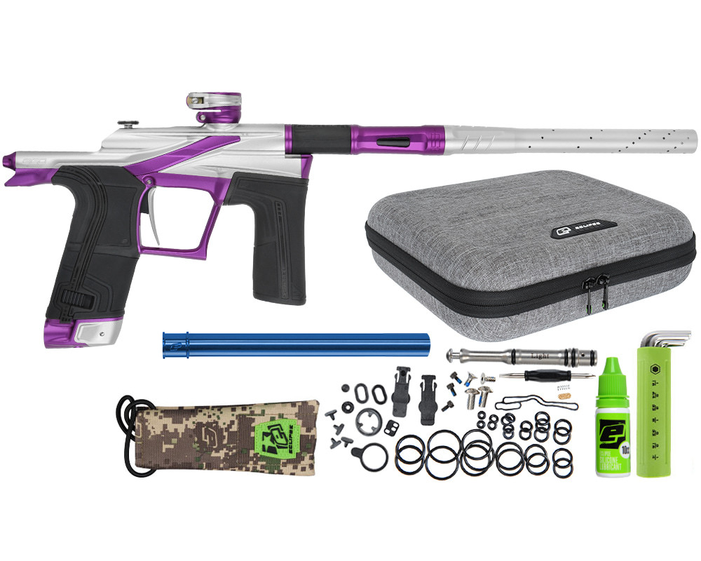 Planet Eclipse Ego LV2 Paintball Gun - Silver/Purple