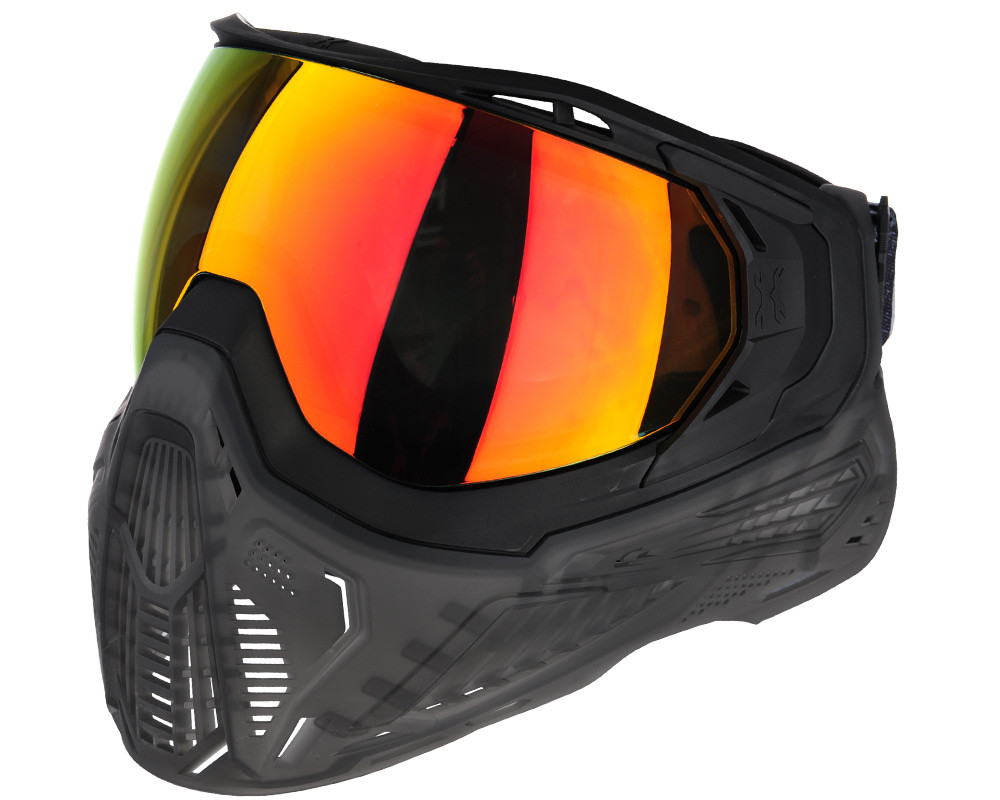 HK Army SLR Paintball Mask - Rise (Black/Smoke w/ Scorch Lens)