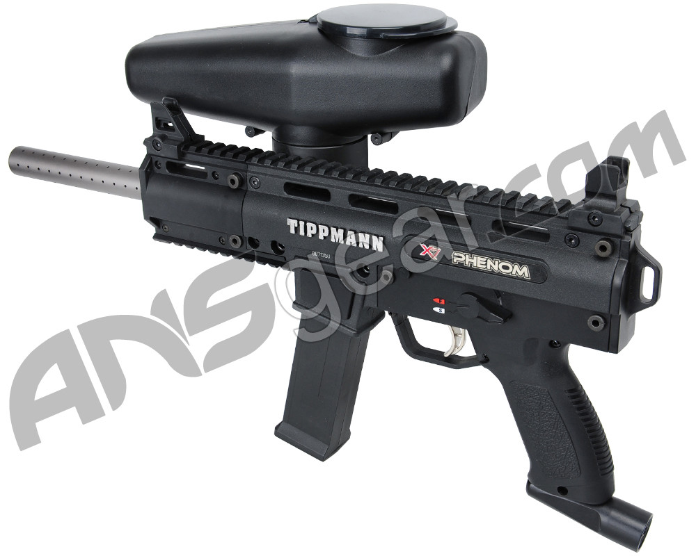 Refurbished Tippmann X7 Phenom Mechanical Paintball Gun w/ Gun Metal Grey Barrel Black (0160607)