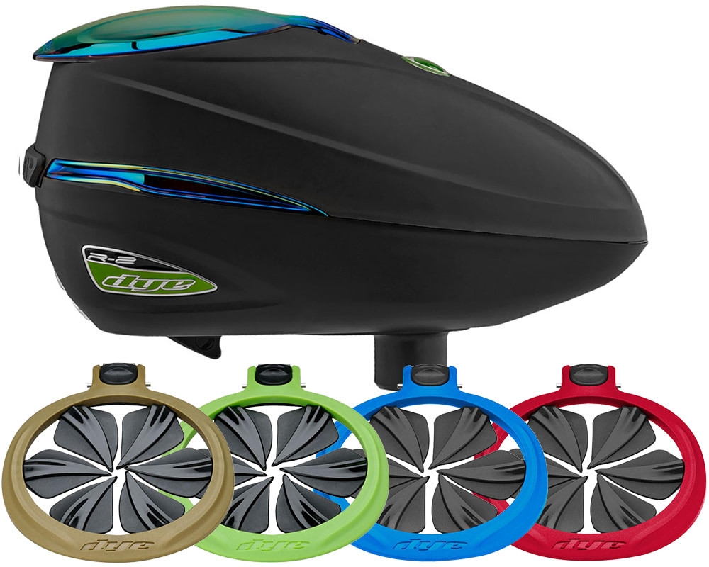 Dye Rotor R2 Paintball Loader w/ Free R2 Quick Feed Lid - Black/Chameleon