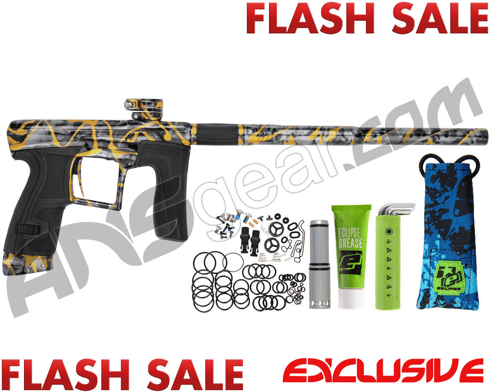 Eclipse Geo 4 Paintball Gun Polished Gold Strike