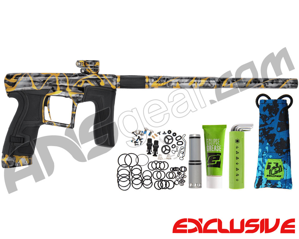 Planet Eclipse Geo 4 Paintball Gun - Polished Gold Strike