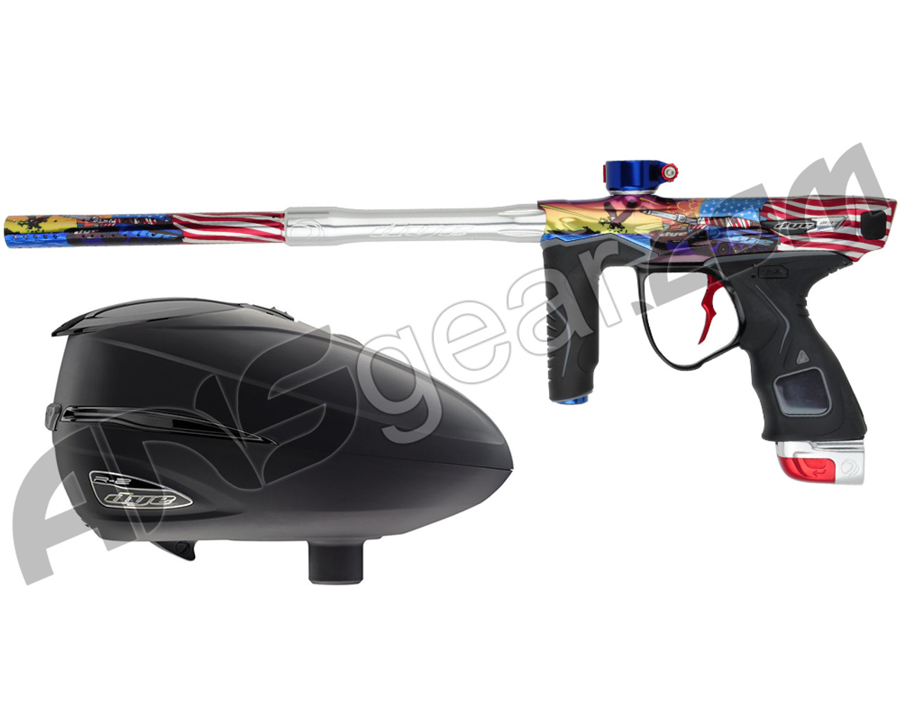 Planet Eclipse LV2 Paintball Gun - Custom - Fire and Ice