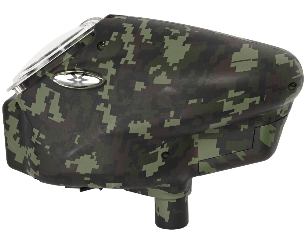 Kingman .50 Caliber Rapid E-Loader Paintball Hopper – Black, Brand New