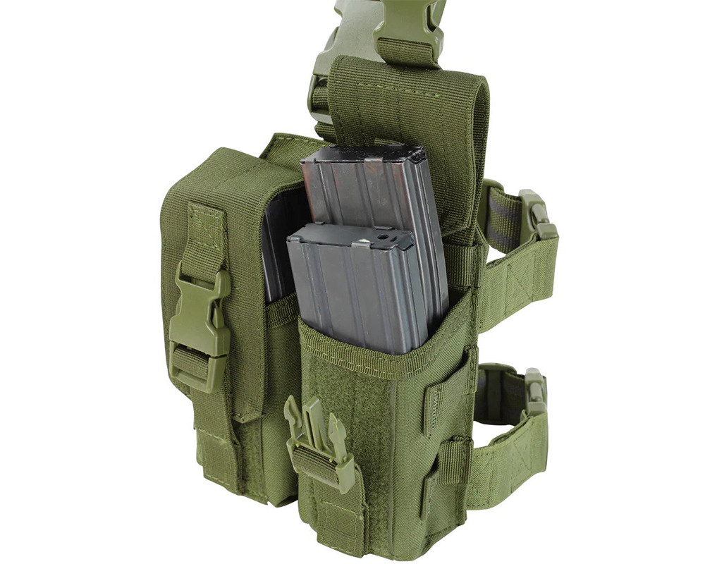 CONDOR TACTICAL DROP Leg Dump Pouch Mag Stockage Molle Poche Chasse