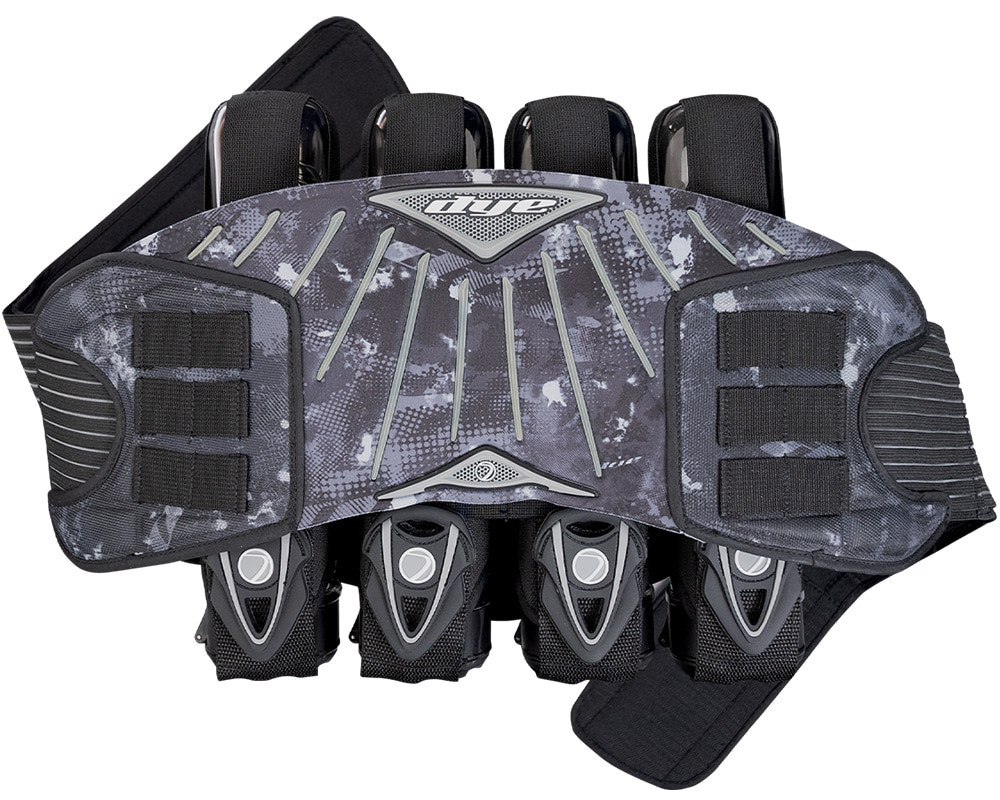 Harnais Paintball Dye Assault Pack – Noir/gris, Capacité 4+5 Pods – Occasion, Bon état