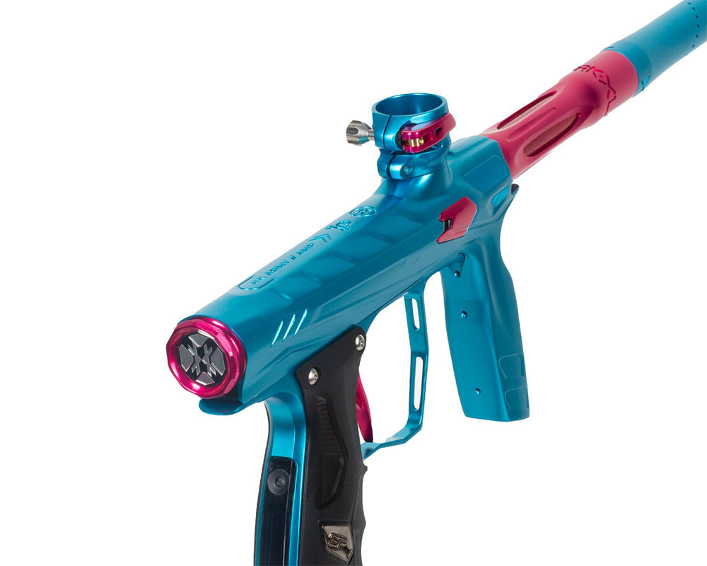 HK Army Shocker AMP Electronic Paintball Gun Teal/Pink