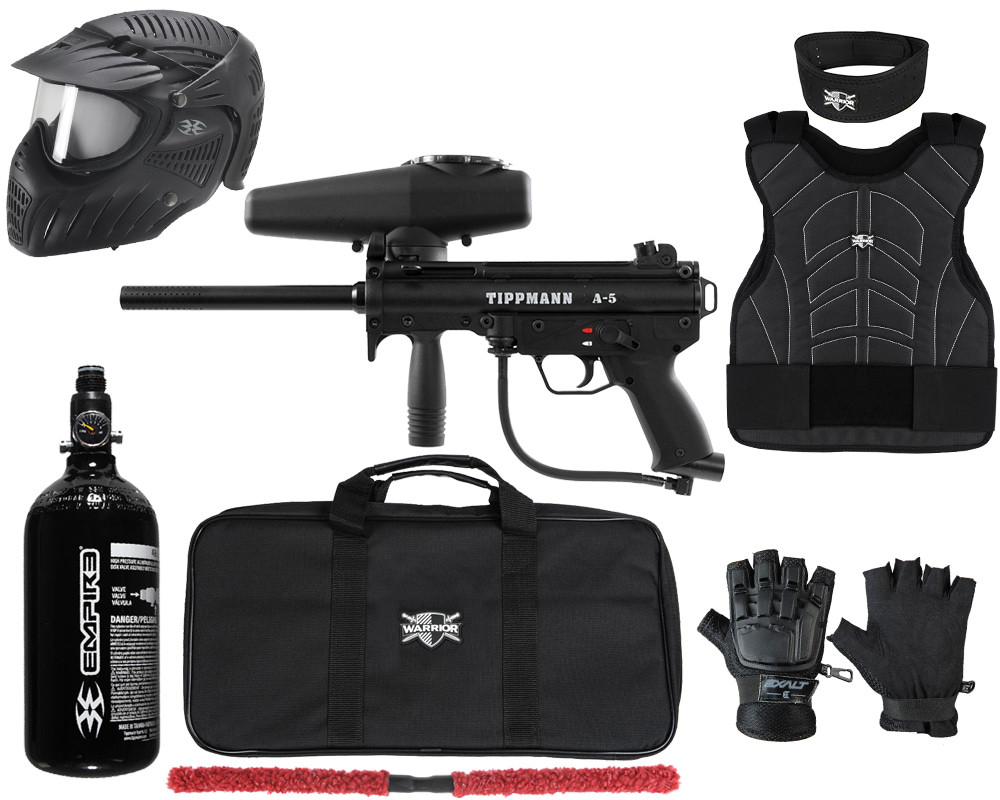 Marqueur de paintball Tippmann TMC Elite (noir) avec système d'air