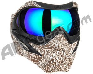 Masque De Paintball V-Force Grill – Édition SE GI – Blanc Et Bleu – NEUF