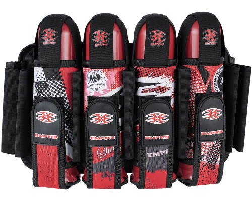 Empire Contact TT Paintball Harness - 4+7 - Grunge Red