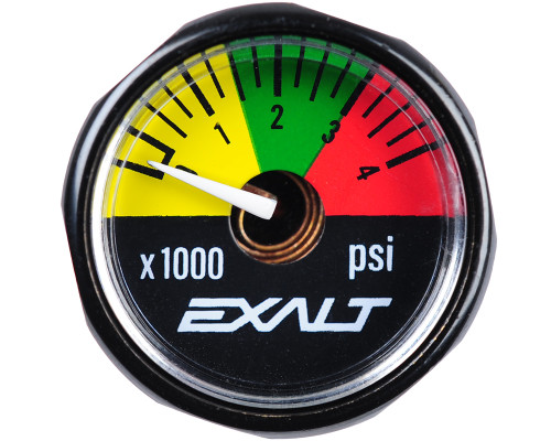 Exalt Color Guide Tank Pressure Gauge - 3000 PSI