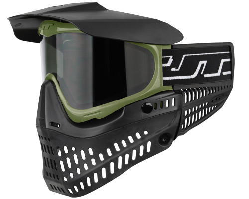 JT ProFlex Paintball Mask - Black/Olive w/ 1 Lens