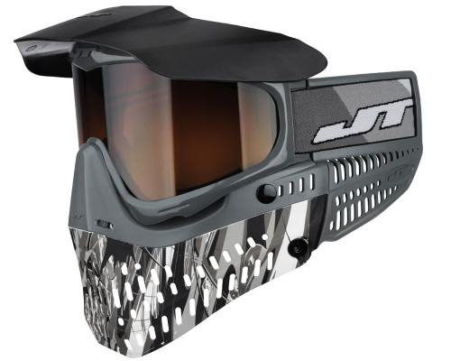 JT ProFlex Paintball Mask - Blaster Dark Steel w/ 1 Lens