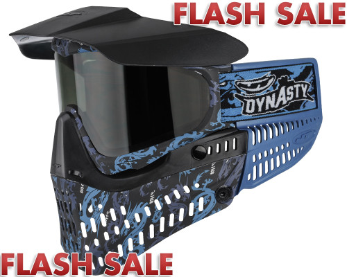 JT ProFlex Paintball Mask - Dynasty Black w/ 1 Lens