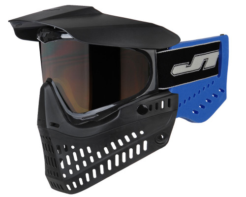 JT ProFlex (Old School) Paintball Mask - Black/Royal Blue
