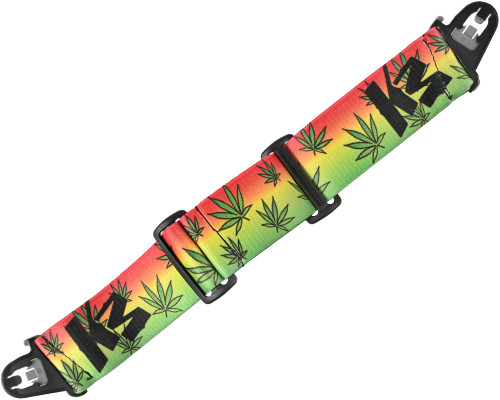 KM Paintball Push Unite Goggle Strap - 420 Rasta