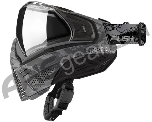 Push Unite Paintball Mask - Grey Camo w/ Clear Lens