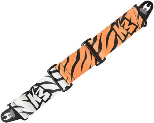 KM Paintball Push Unite Goggle Strap - Tiger White/Orange