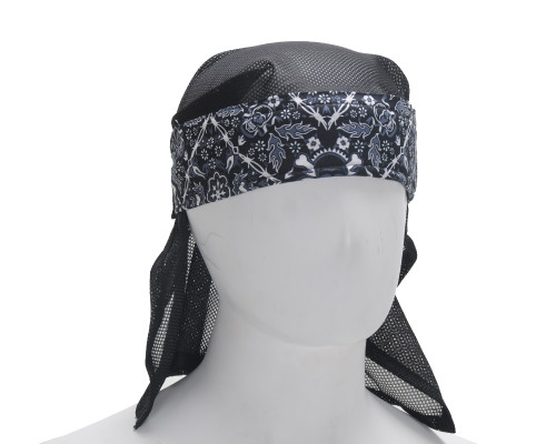 Sandana Dewrag Headwrap w/ Black Mesh (ZYX-0162)
