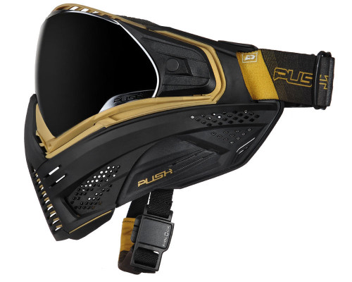 Push Unite Paintball Mask - Black/Gold