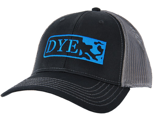 Dye Trooper Trucker Hat - Black/Grey/Cyan