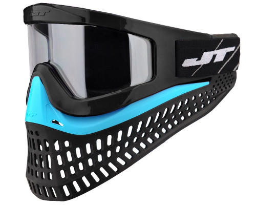 JT ProFlex X Paintball Mask w/ Quick Change System - Black/Teal/Black