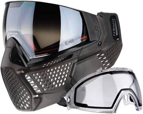 Masque de paintball CRBN Zero Pro graphite moins couverture