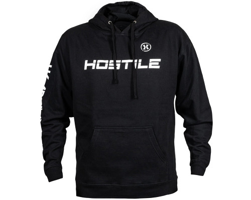 HK Army Hostile Pullover Hooded Sweatshirt - Black