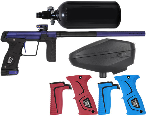 Planet Eclipse Gtek 170R Madness Paintball Gun Package w/ Loader, Grip Kit & Tank - Navy Body