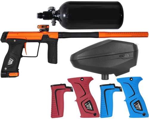 Planet Eclipse Gtek 170R Madness Paintball Gun Package w/ Loader, Grip Kit & Tank - Sunburst Orange Body