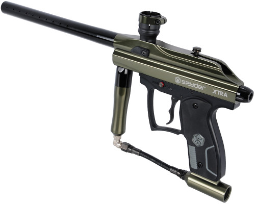 Refurbished Kingman Spyder Xtra Semi-Auto Paintball Gun - Gloss Olive (016-0626)