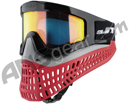 Refurbished JT ProFlex X Paintball Mask w/ Quick Change System - Black/Grey/Red (COMES WITH HD LENS) (021-0176)