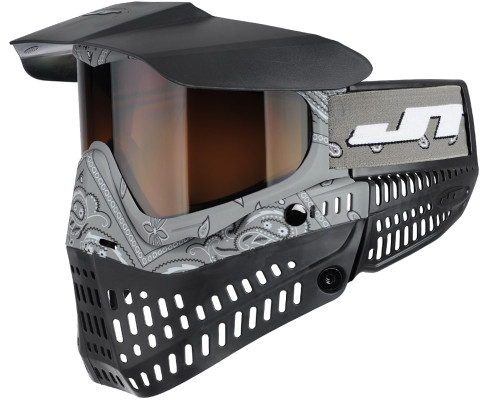 JT ProFlex Paintball Mask - Bandana Gray w/ 1 Lens