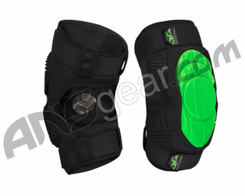 Planet Eclipse Overload HD Core Knee Pads - Black/Green - Large (ZYX-1058)