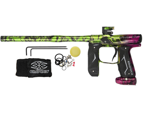 Blemished Empire Axe 2.0 Paintball Gun - Polished Acid Wash Purple/Lime #3