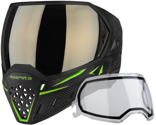 Empire EVS Paintball Mask/Goggle - Black/Lime Green (21725)