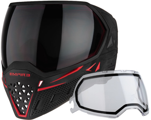 Empire EVS Paintball Mask/Goggle - Black/Red (21729)