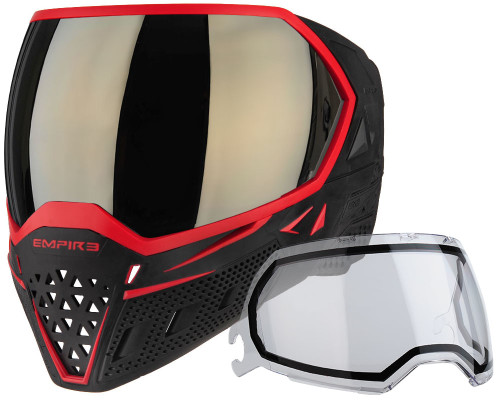 Empire EVS Paintball Mask/Goggle - SE Black/Red (21737)