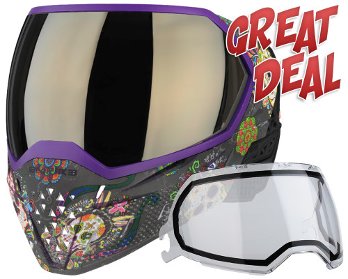 Empire EVS Paintball Mask/Goggle - Sugar Skull (21719)