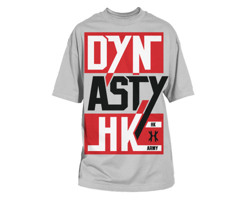 HK Army Dynasty Sliced Paintball T-Shirt - Silver - 2XL (ZYX-1196)