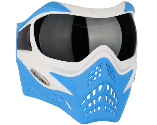 V-Force Grill Paintball Mask/Goggle - SE White/Blue