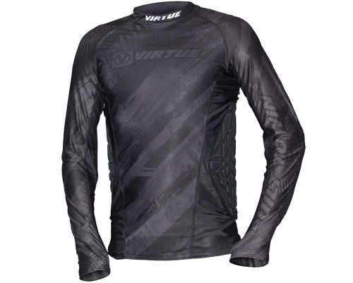 Virtue Breakout Padded Compression Long Sleeve Paintball Shirt - Black