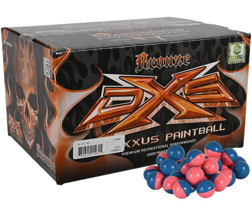 DXS Bronze 100 Round Paintballs - Pink Fill