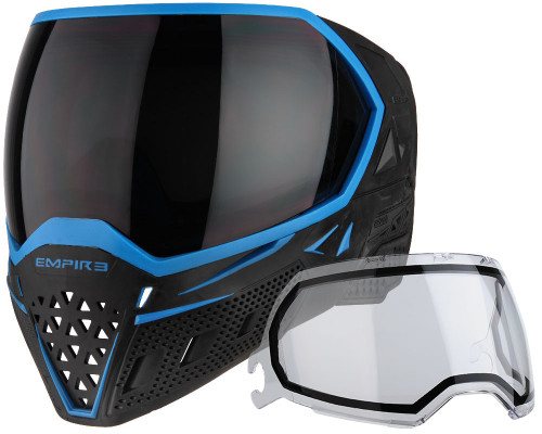 Empire EVS Paintball Mask/Goggle - Black/Cyan (21670)