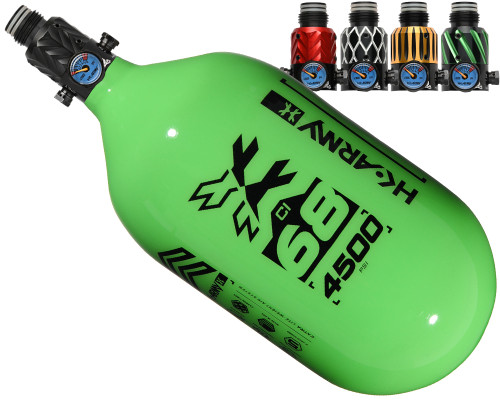 HK Army Aerolite "Extra Lite" Air System w/ Elite Pro Adjustable Regulator - 68/4500 - Rush Neon Green