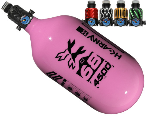 HK Army Aerolite "Extra Lite" Air System w/ Elite Pro Adjustable Regulator - 68/4500 - Rush Neon Pink