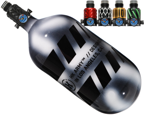 HK Army Aerolite "Extra Lite" Air System w/ Elite Pro Adjustable Regulator - 80/4500 - Off Break Stealth